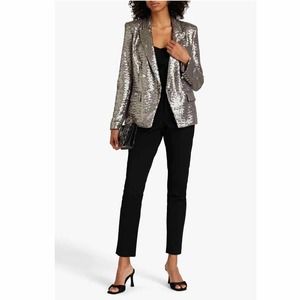Silver Sequin Women's Blazer